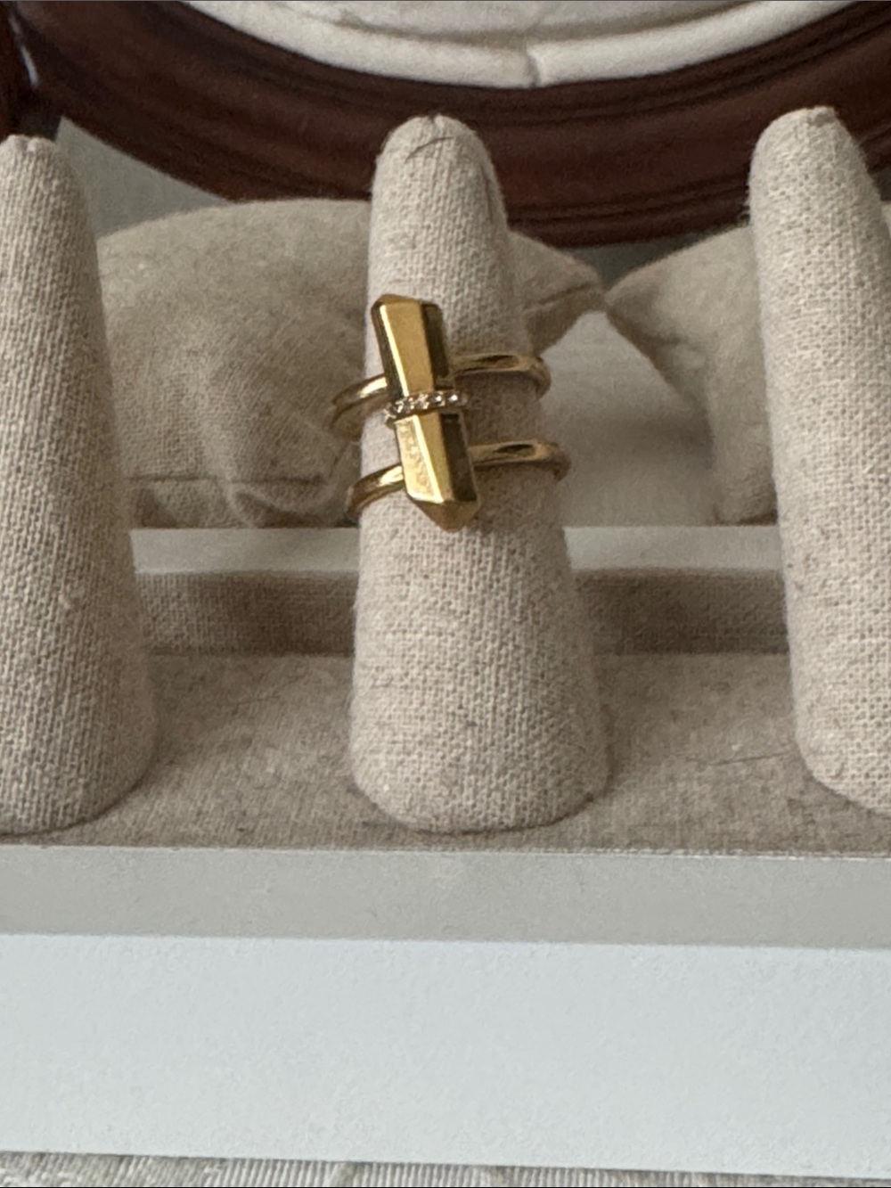 Stella & Dot Gold Rebel Ring